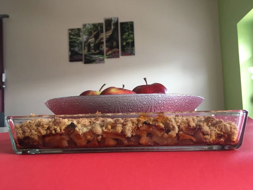 crumble jabłkowe