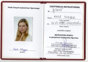 Legitymacja - Polski Związek Łyżwiarstwa Figurowego