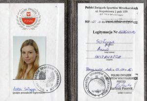 Legitymacja - Polski Związek Sportów Wrotkarskich